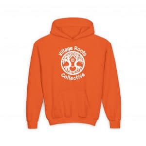 Youth Heavy Blend Hooded Sweatshirt White VRC